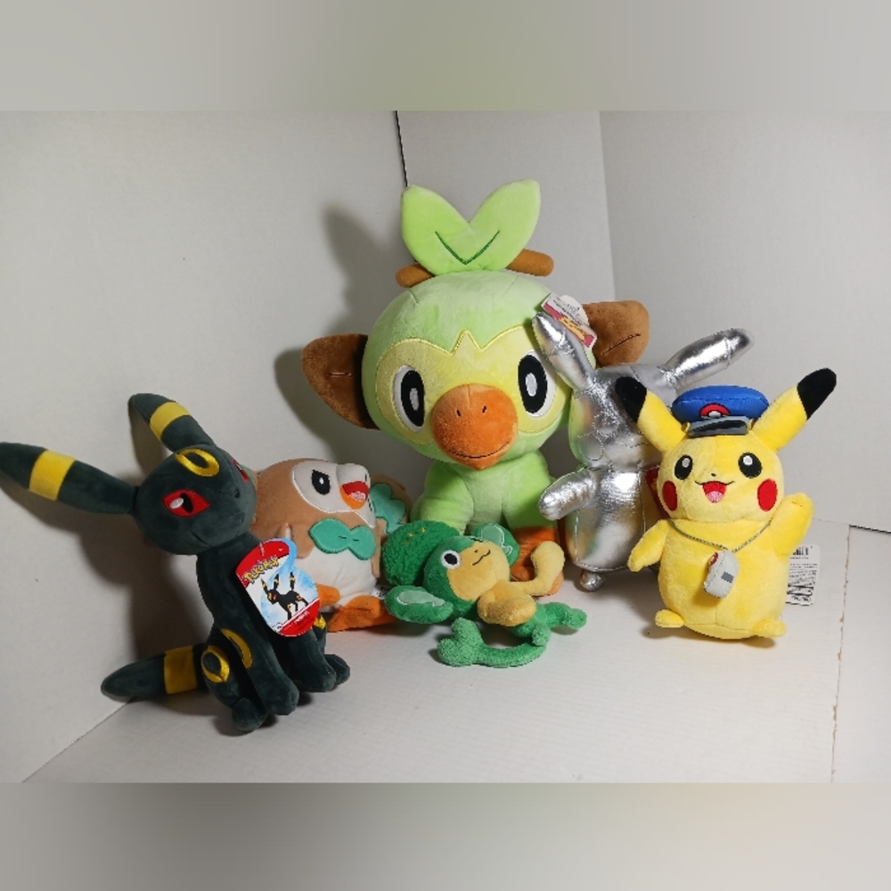 Pokemon Stuffed Animal Plush Lot of 7